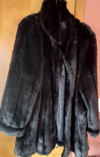 Dennis Basso Faux Fur Coat-2X
