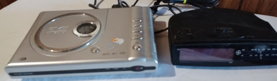 DVD Player & GE Radio & Alarm Clock