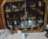 Cats in Case and Miscellaneoue Figurines