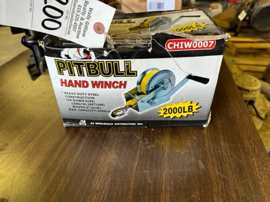 Pitbull Hand Winch