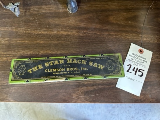 The Star Hack Saw Display Box
