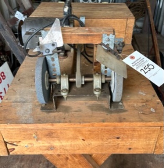 Grinding Rock on Stand w/ Electric Motor