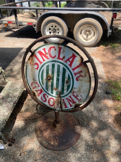 Original Sinclair Sign and Base