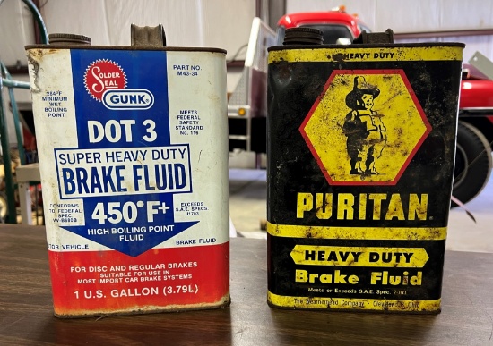 Brake Fluid Cans