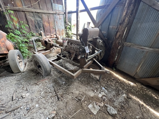 Water Pump w/Chevrolet 6 Cylinder Engine and Trailer