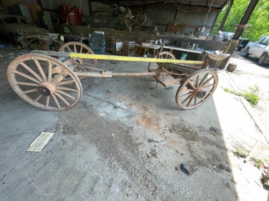 Horse-Drawn 4 Wheel Wagon