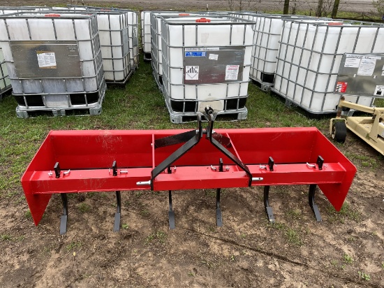 7' Medium-Duty Box Blade (red)
