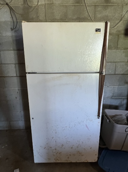 Whirlpool Refrigerator, Kelvinator Freezer, Metal Storage Cabinet
