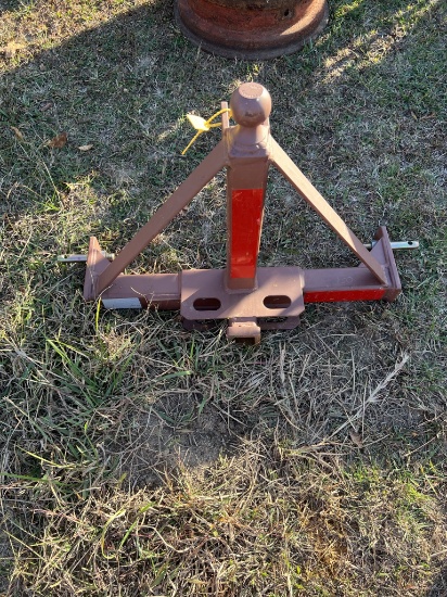 3 Pt Hitch Trailer Mover w/Gooseneck Ball and Receiver Hitch