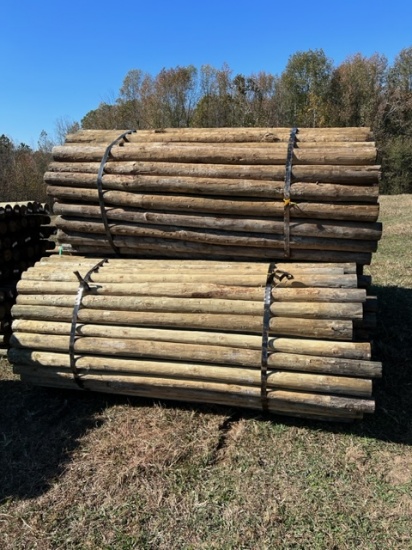 3" x 7' Wood Posts