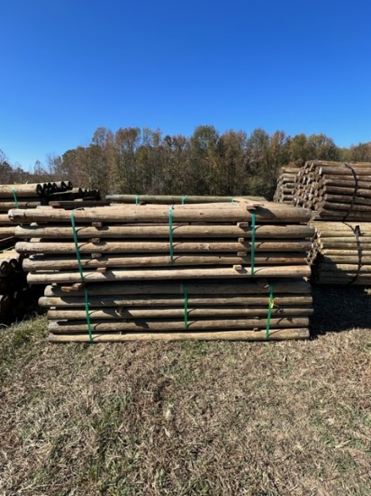 3.5"-4" x 8' Wood Posts