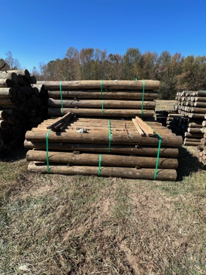 6" x 8' Wood Posts