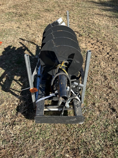 JCT Skid Steer Post Hole Digger