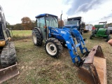 NH TN75DA Tractor w/Loader and Bucket