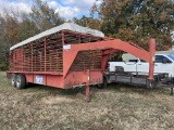1997 Gooseneck Brand Cattle Trailer