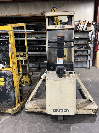 Crown Battery-Operated Self-Propelled Pallet Jack
