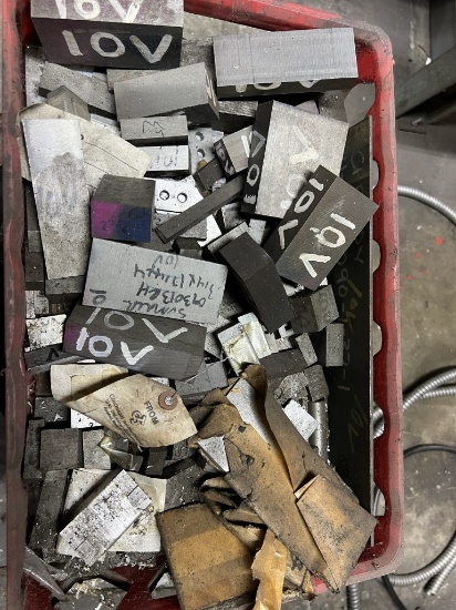 Crate of Misc Steel Pieces