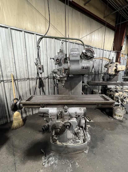 Van Norman 12x50 Powerfeed w/Rapid Travel 40 Taper