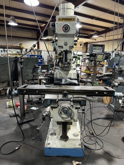 Supermax , Super Max 9x49 table Servo Powerfeed & Digital Readout