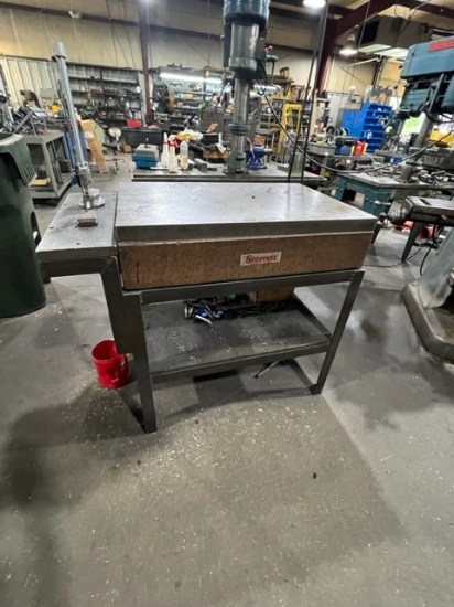 Starrett Surface Plate w/Steel Surface Plate on Top