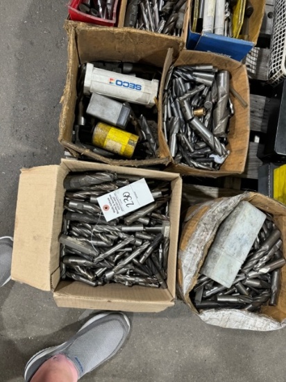Boxes of End Mill Bits