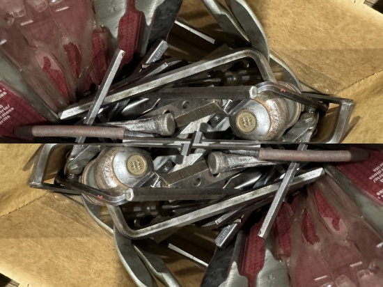 Box of Allen Wrenches and Misc Items