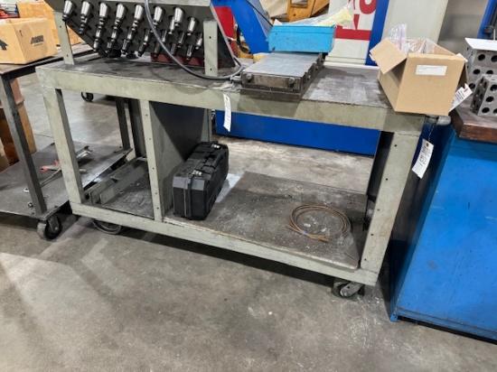 2x5 Metal Rolling Work Station