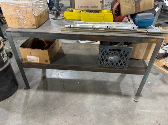 Wooden Top Shop Table