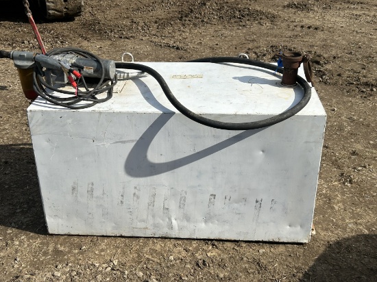 110 gal Fuel Tank w/12v Pump