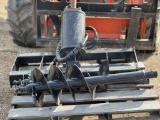 Quick Attach Skid Steer Post Hole Digger