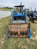 Ford 4630 Tractor w/Ford Manure Bucket and Hay Spear