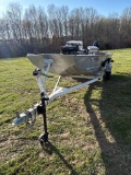 Basstracker Flat-Bottom Aluminum Boat w/Trailer-16'