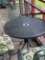 Wrought Iron Table w/2 Chairs and Cushions
