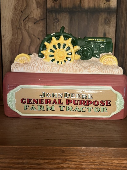 John Deere General Purpose Farm Tractor Cookie Jar