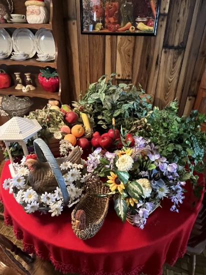 Floral and Fruit Arrangements