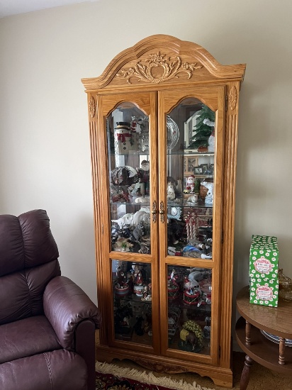 Lighted Display Cabinet (No Contents)