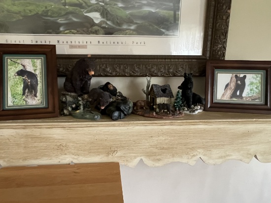 Black Bear Figurines and Pictures