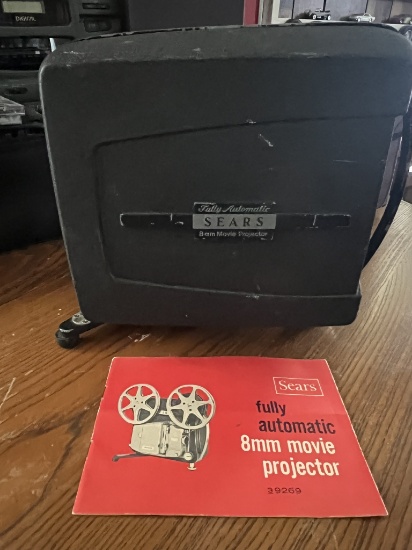 Sears 8mm Movie Projector