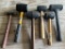 Rubber Mallets & & Dead Blow Hammer (6 pcs)