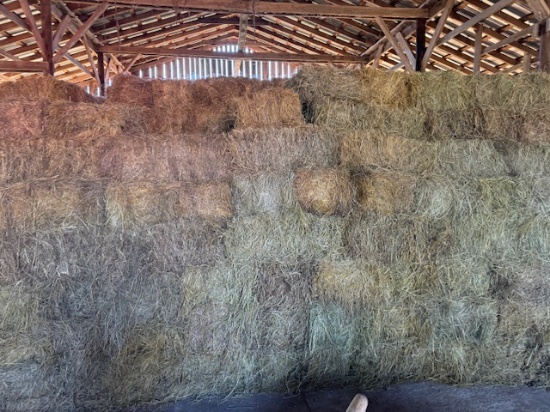 Square Baled hay