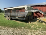 Circle W 20' Cattle Trailer
