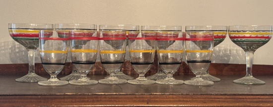 Fiesta Striped Glasses