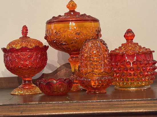 Fenton & LE Smith Glassware