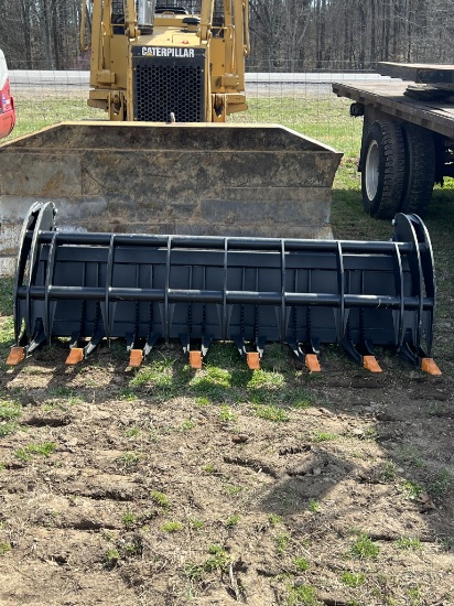 Skid Steer 78" Quick Attach Brush Grapple