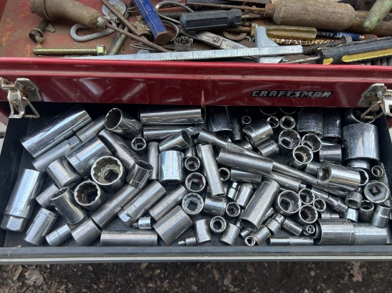 Craftsman 3 Drawer Tool Box w/Contents