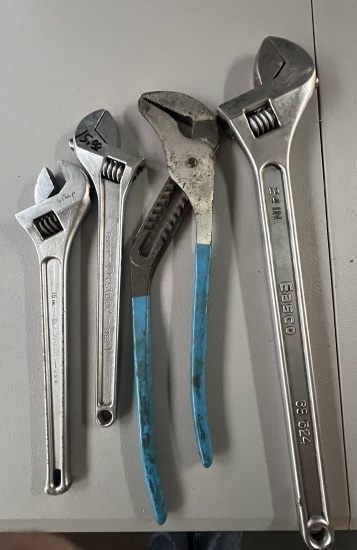 Crescent Wrenches & Channel Locks