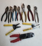 Pliers, Channel Locks, Side Cutters, & Wire Strippers