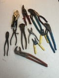 Channel Locks, Wire Strippers, Fencing Pliers, Vice Grips, Tin Snips