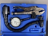 Central Tools Indicator w/Vice Grip Mount & Loop Magnifier