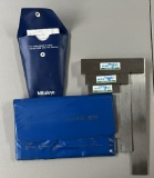 Square Set (3pc), Mitutoyo Calipers, & Adjustable Parallel Set